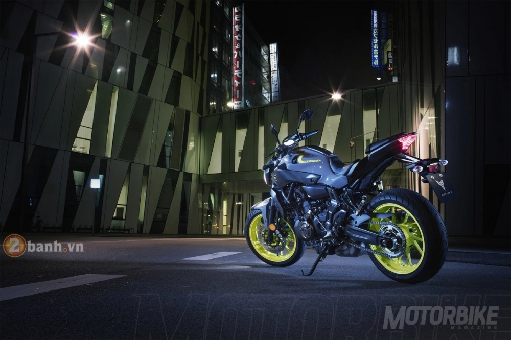 Yamaha mt-07 2017 chính thức ra mắt với 4 sắc màu mới