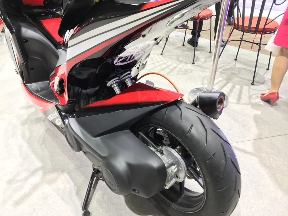 Yamaha nvx 155 độ biến hình từ phillippines về trưng bày ở motorshow