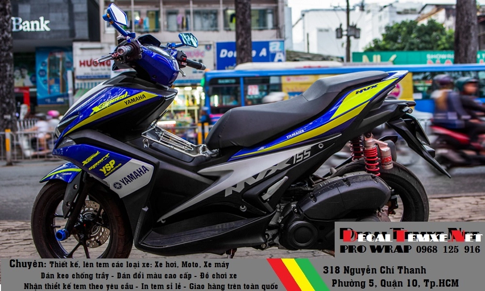 Yamaha nvx lên tem rời tem tem đặc sắc - decaltemxenet