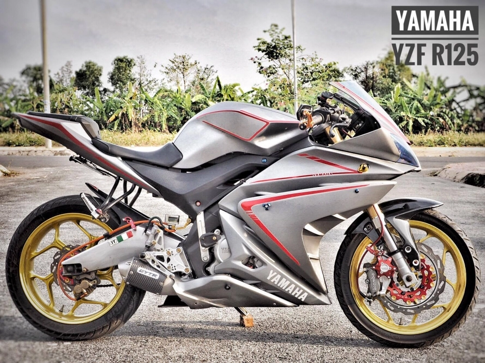 Yamaha r125 độ đầy chất chơi khai xuân đầu năm của dân chơi việt