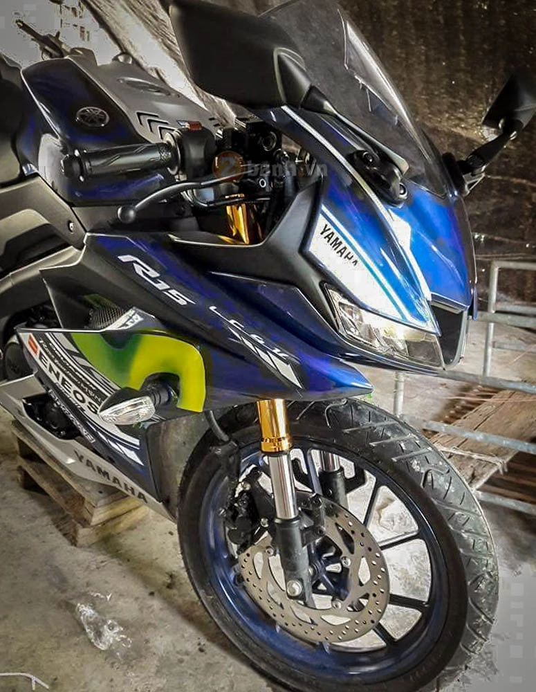 Yamaha r15 độ phuộc usd của showa biến thành ohlins với chi phí cực rẻ