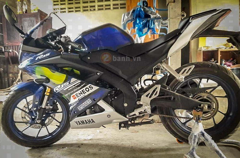 Yamaha r15 độ phuộc usd của showa biến thành ohlins với chi phí cực rẻ