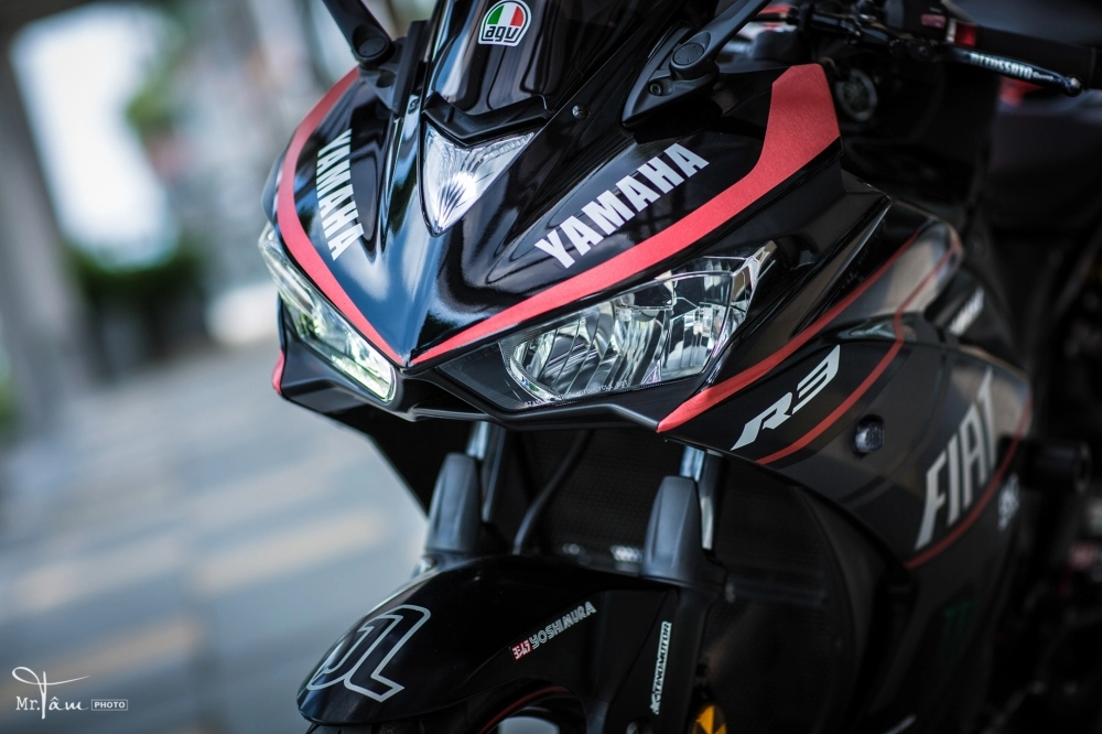 Yamaha r3 trong bản độ chất lừ của biker việt