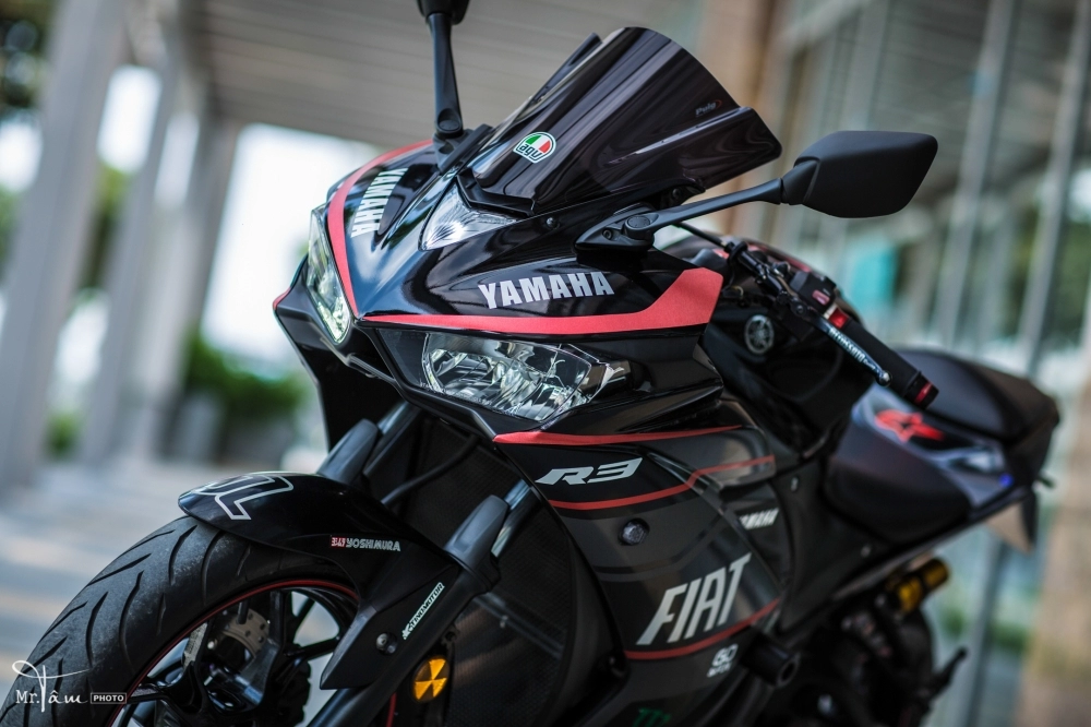 Yamaha r3 trong bản độ chất lừ của biker việt