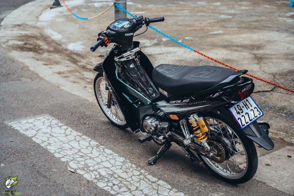 Yamaha sirius độ ấn tượng với tác phẩm tuyệt vời của biker lâm đồng