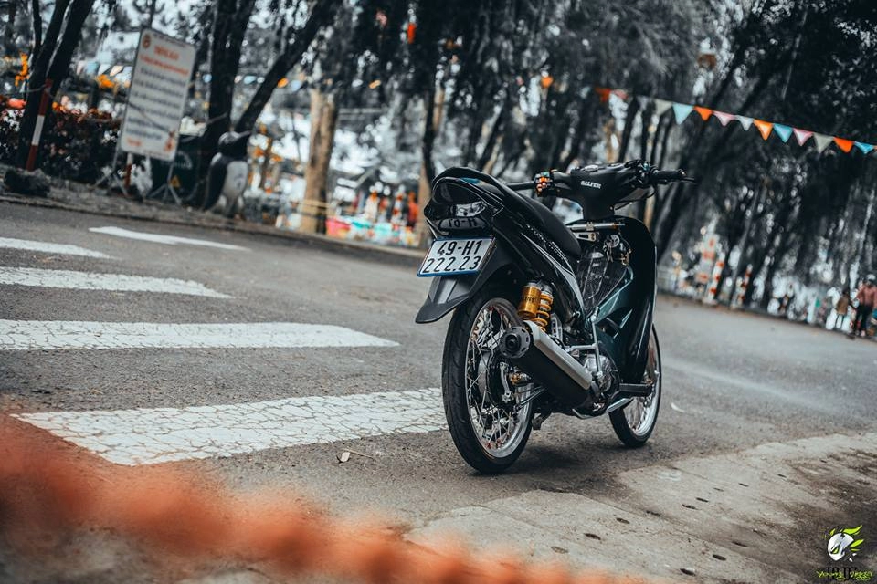 Yamaha sirius độ ấn tượng với tác phẩm tuyệt vời của biker lâm đồng