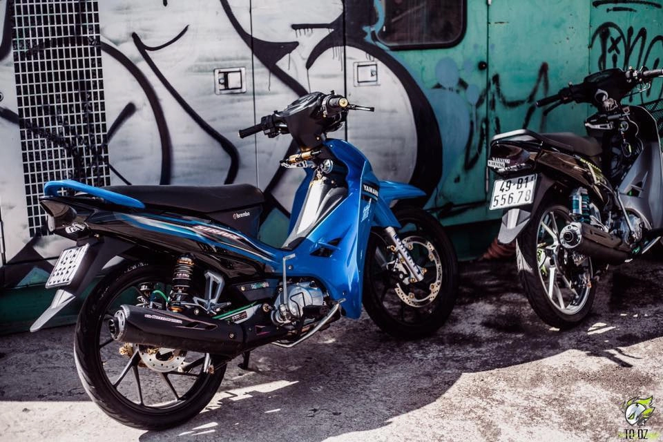Yamaha sirius độ kiểng đẹp lung linh của biker lâm đồng