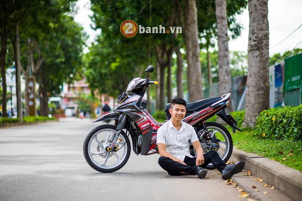 Yamaha sirius độ thu hút ánh nhìn với loạt đồ chơi kiểng của biker an giang