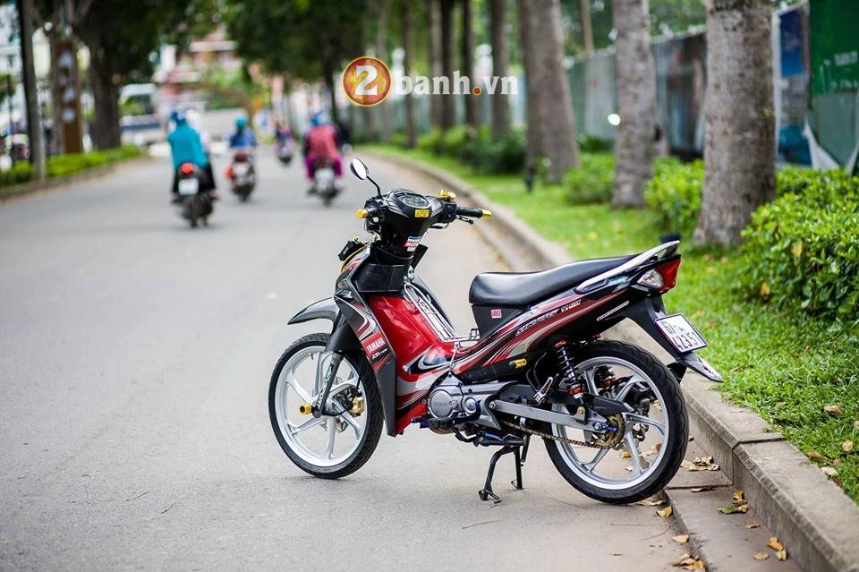 Yamaha sirius độ thu hút ánh nhìn với loạt đồ chơi kiểng của biker an giang