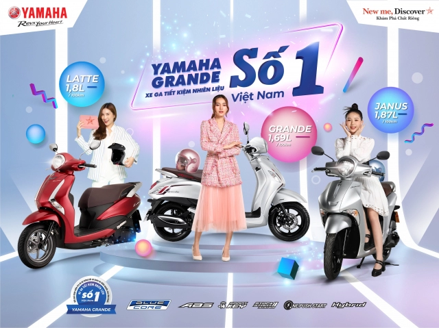 Yamaha tiếp tục sở hữu những mẫu xe tiết kiệm nhiên liệu số 1 việt nam