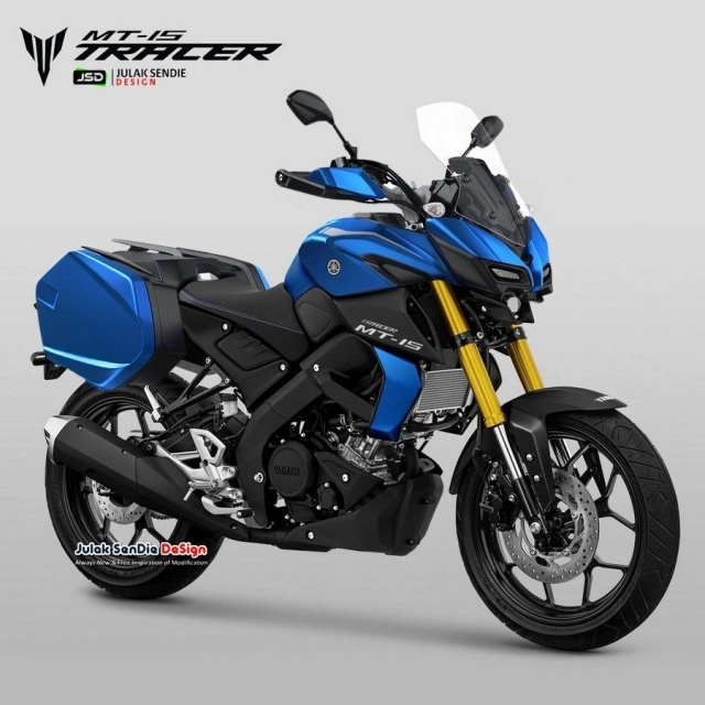 Yamaha tracer 155 xuất hiện hình ảnh render vô cùng ấn tượng