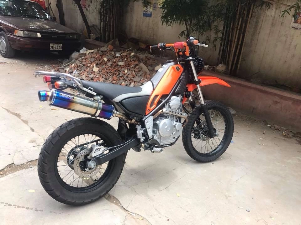 Yamaha tricker 250cc date 2008 xe bình xăng conchế cơ đt01203337064