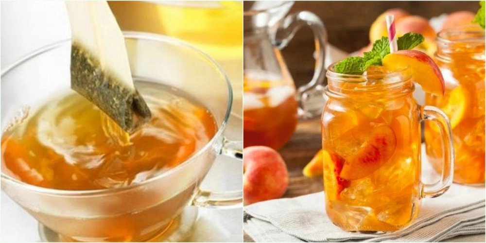 4 cách làm trà đào tươi ngon chuẩn vị uống một lần là mê