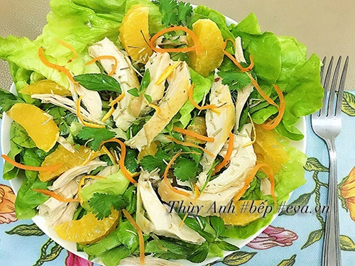 5 món salad gà giúp giảm mỡ thừa lấy lại vóc dáng cho chị em