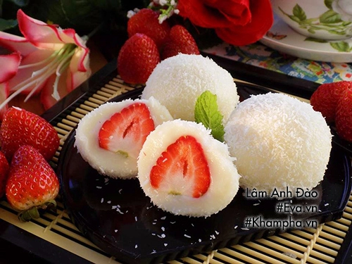 Bánh mochi trái cây tươi tuyệt ngon cho ngày hè