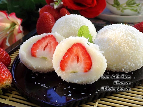 Bánh mochi trái cây tươi tuyệt ngon cho ngày hè