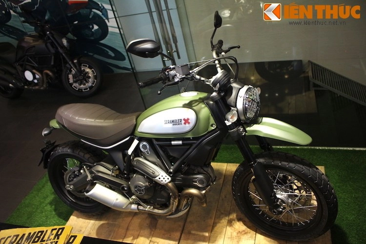 Cận cảnh ducati scrambler phiên bản urban enduro tại hà nội