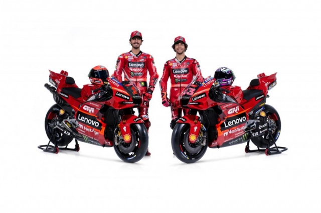 Đội đua ducati lenovo team motogp 2023 chính thức trình làng