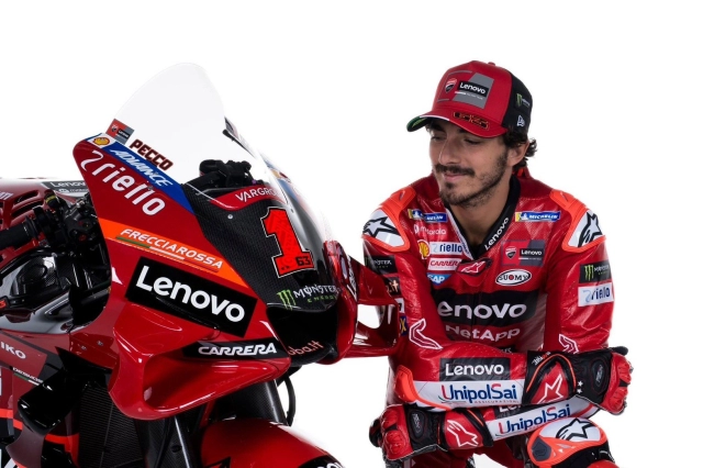 Đội đua ducati lenovo team motogp 2023 chính thức trình làng