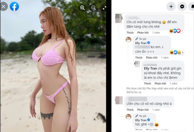 Elly trần xưa phô diễn đường cong nhiều lần gây sóng gió nay bán nude khoe dáng nhận tấp nập lời khen