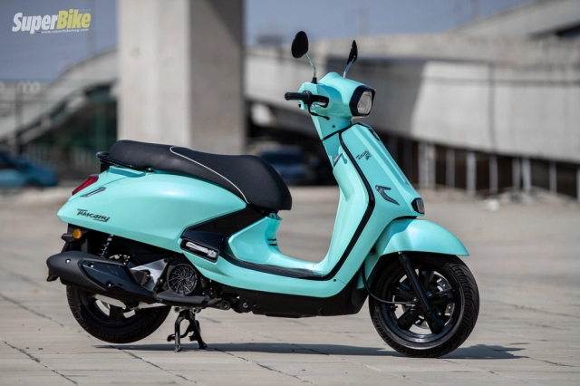 Gpx tuscany 150 vừa ra mắt đã bị gắn mác là đạo nhái vespa sprint