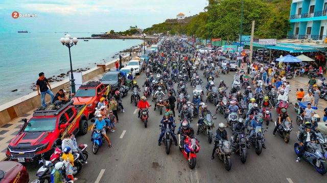 Hàng trăm biker hội ngộ tại vũng tàu bigbike mania