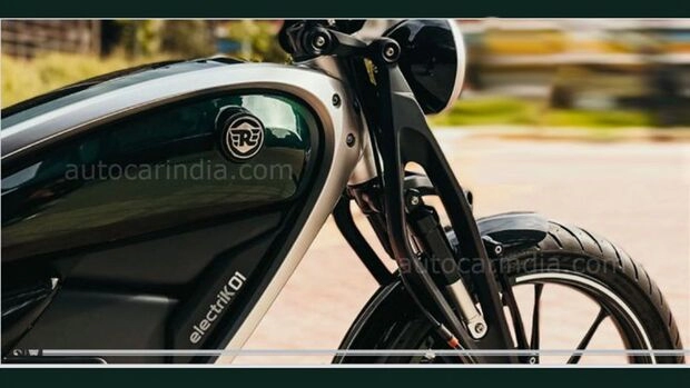 Hình ảnh chiếc royal enfield động cơ điện có tên electrik01 đang gây sốt cộng đồng mạng