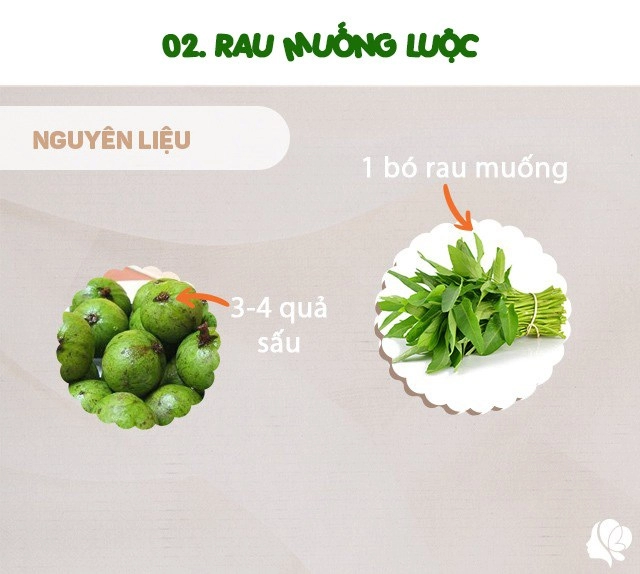 Hôm nay ăn gì nắng to không biết ăn gì vợ chế biến nhanh gọn được bữa cơm hấp dẫn