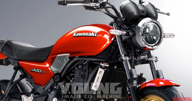 Kawasaki z400rs trang bị động cơ 4 xi-lanh 400cc cổ điển có thể ra mắt trong năm nay