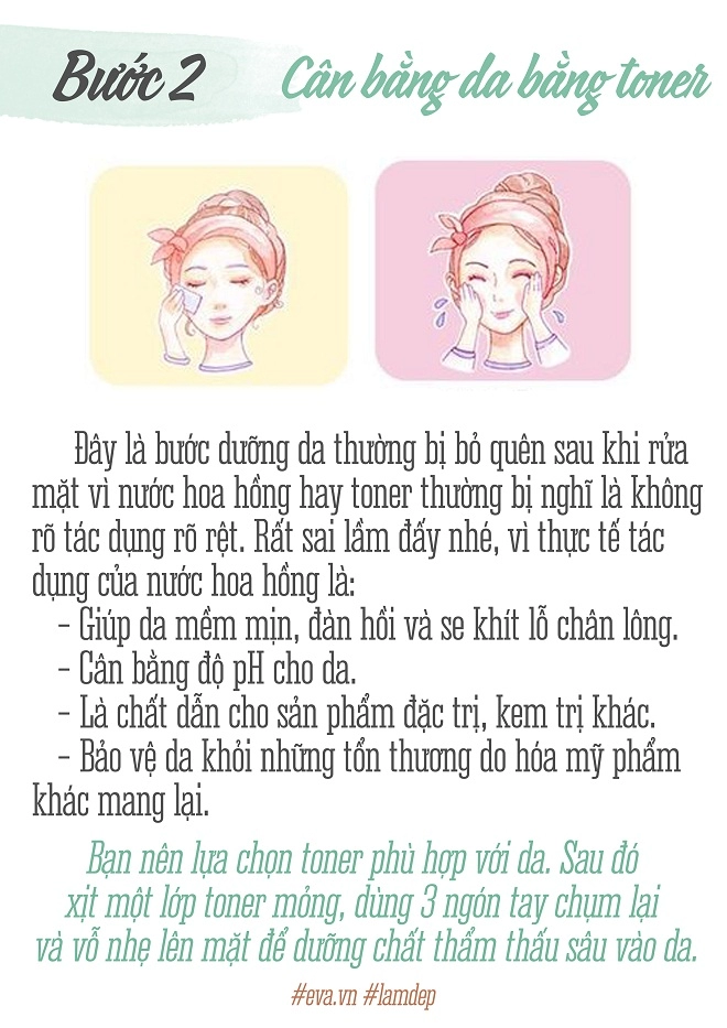 Mùa hanh khô bạn gái không thể bỏ qua 3 bước dưỡng da trước khi ngủ