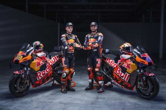 Red bull ktm factory racing ra mắt đội hình motogp trong năm 2023