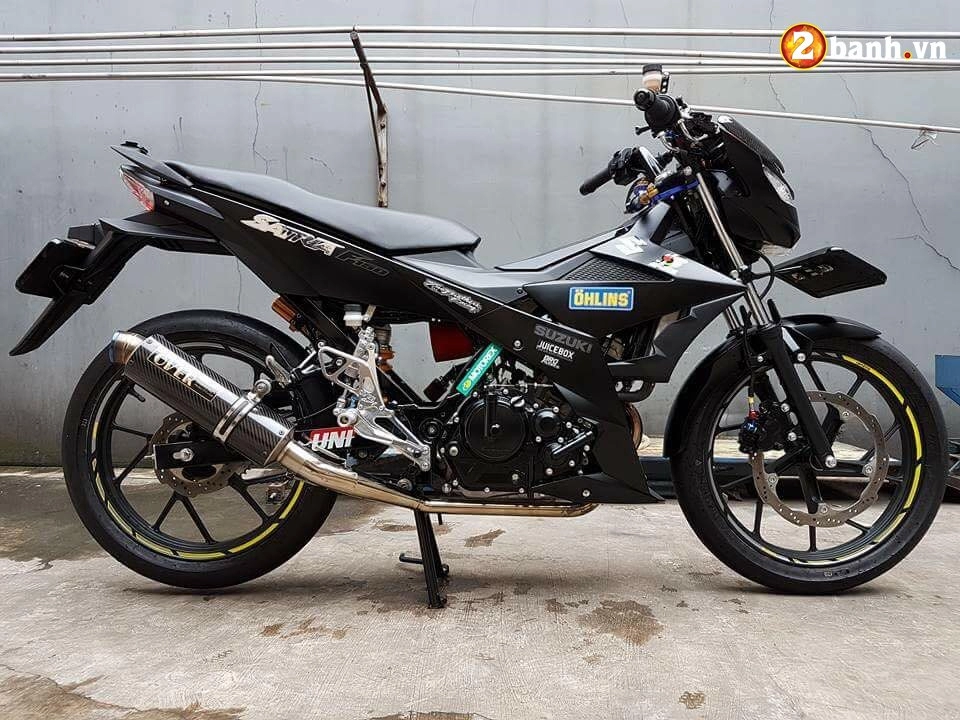 Satria 150 độ nhẹ đầy ấn tượng với các món đồ chơi hiệu