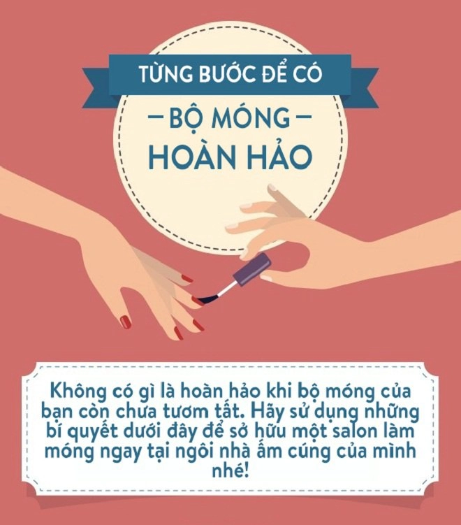 Tự làm móng đúng chuẩn xịn sò tại nhà ngại gì không thử