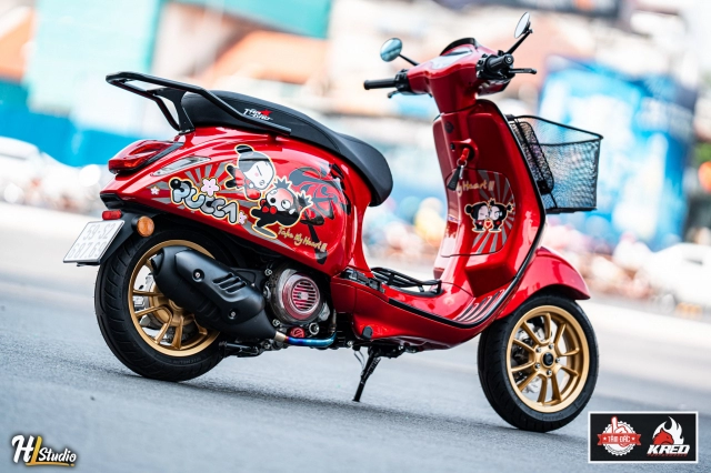 Vespa sprint độ phong cách pucca đẹp chịu không nổi