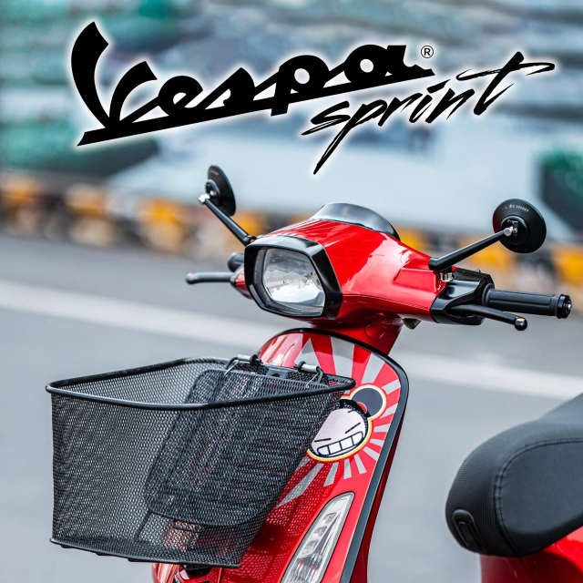 Vespa sprint độ phong cách pucca đẹp chịu không nổi