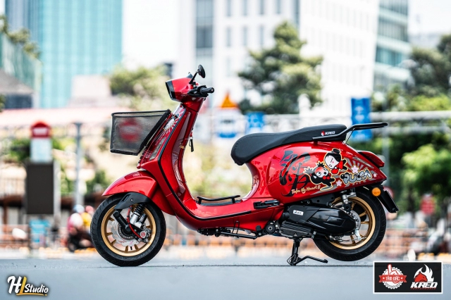 Vespa sprint độ phong cách pucca đẹp chịu không nổi