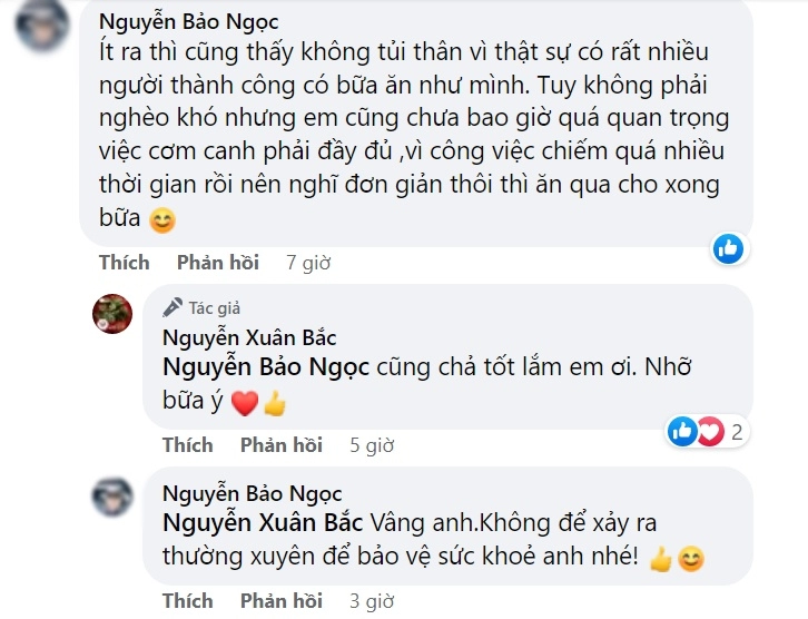 Xuân bắc lên chức giám đốc vẫn ăn cơm đạm bạc giữa đêm khuya nghệ sĩ đâu sướng