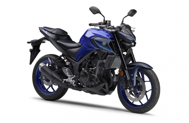 Yamaha mt-03 2023 mới chính thức ra mắt được tăng mô men xoắn kèm vỏ động cơ mới