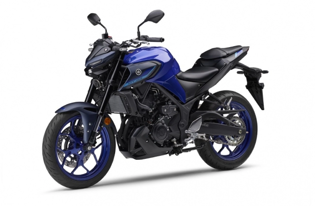 Yamaha mt-03 2023 mới chính thức ra mắt được tăng mô men xoắn kèm vỏ động cơ mới