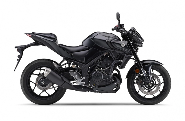 Yamaha mt-03 2023 mới chính thức ra mắt được tăng mô men xoắn kèm vỏ động cơ mới