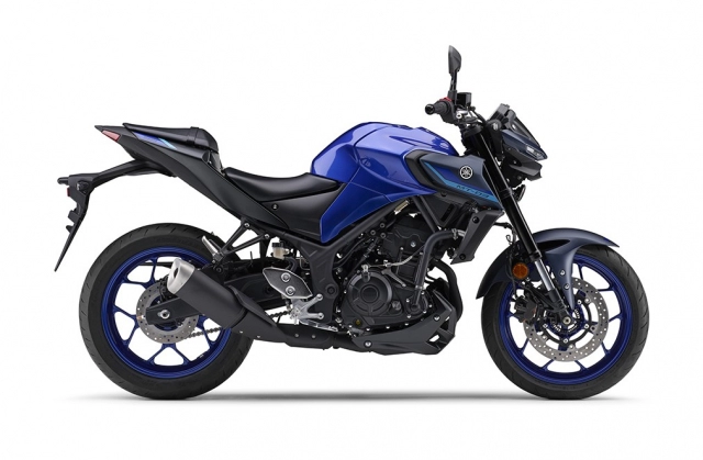 Yamaha mt-03 2023 mới chính thức ra mắt được tăng mô men xoắn kèm vỏ động cơ mới