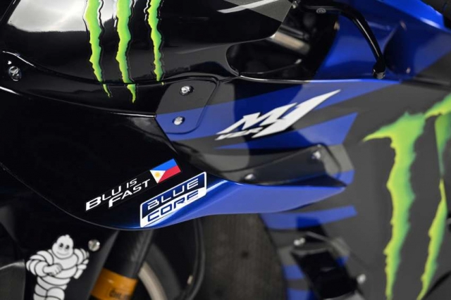 Yamaha trình phiên bản xe đua yzr-m1 motogp 2023