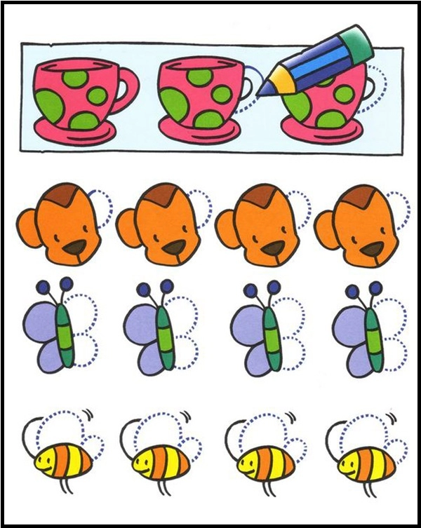 12 bức tranh tô màu dạy bé 3 tuổi tập vẽ rèn luyện trí thông minh