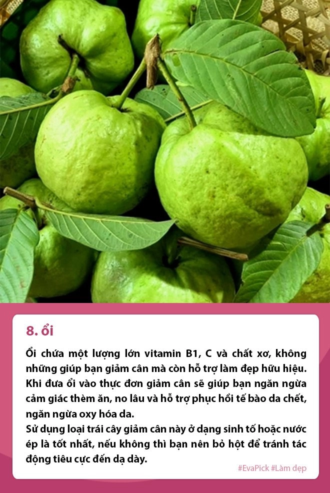 8 loại quả giúp cân nặng của bạn càng giảm vóc dáng thon gọn săn chắc