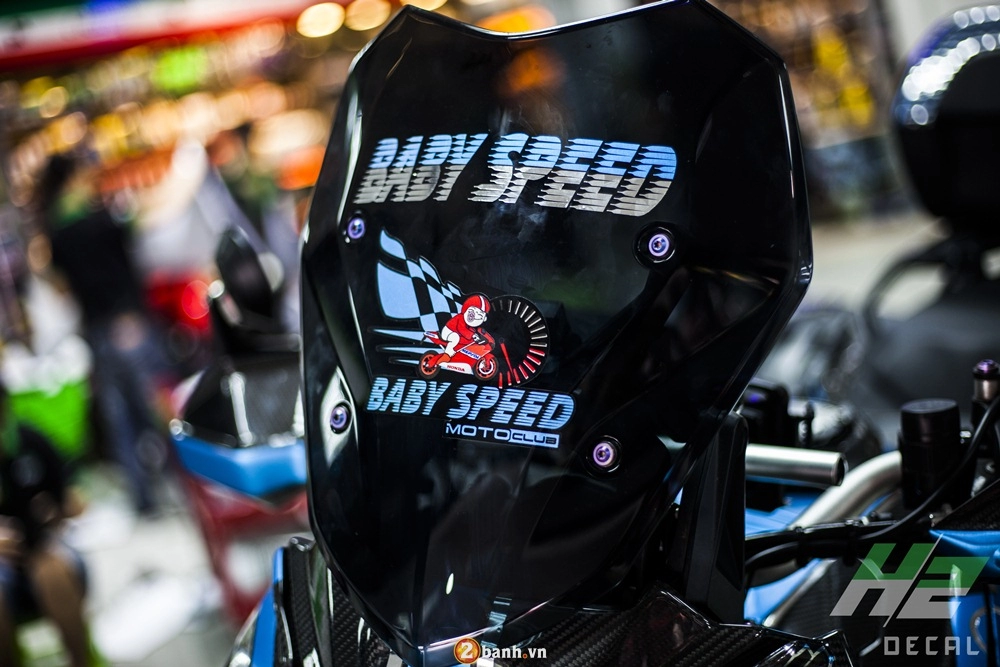 Baby speed và h2 decal giới thiệu siêu phẩm bmw s1000xr đậm chất chơi