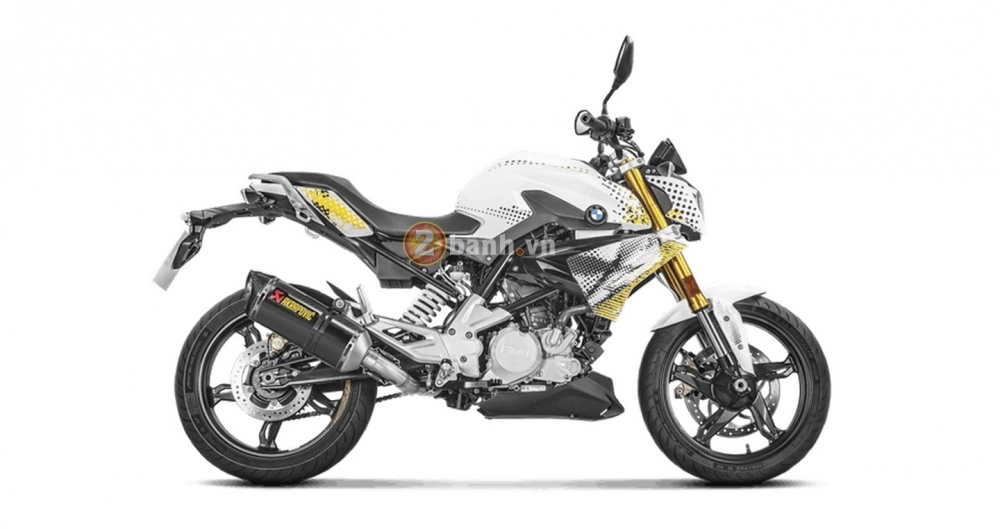 Bmw g310r mạnh hơn nhờ trang bị hệ thống ống xả akrapovic