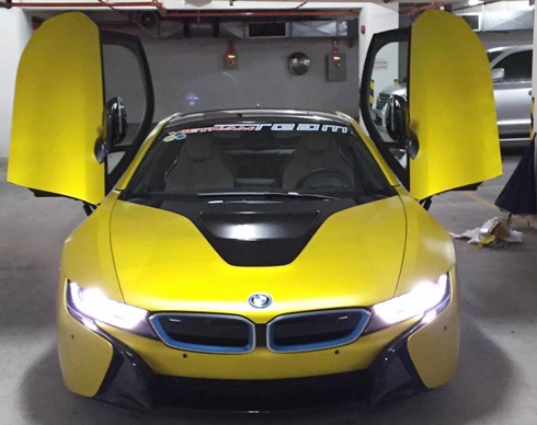  bmw i8 màu độc ở sài gòn 