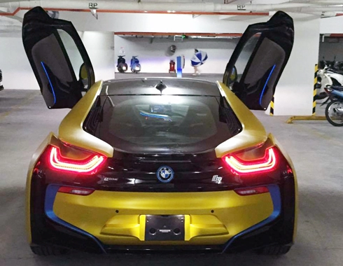  bmw i8 màu độc ở sài gòn 