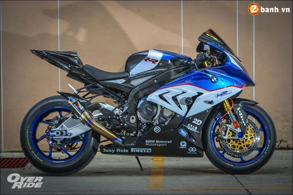 Bmw s1000rr độ version race blue full option