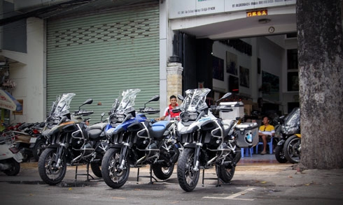  bộ ba bmw gsa 2014 đầu tiên tại việt nam 